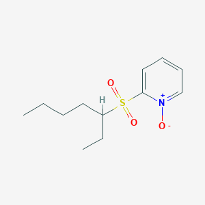 molecular formula C12H19NO3S B15450107 2-(Heptane-3-sulfonyl)-1-oxo-1lambda~5~-pyridine CAS No. 62381-71-9