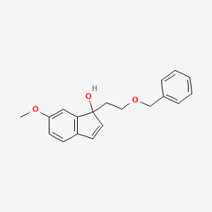 1-[2-(Benzyloxy)ethyl]-6-methoxy-1H-inden-1-ol