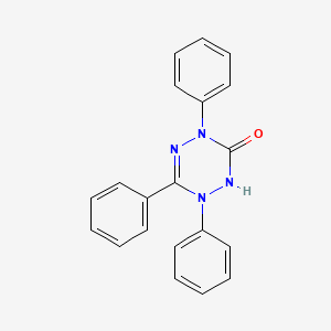 molecular formula C20H16N4O B15450166 1,4,6-Triphenyl-1,4-dihydro-1,2,4,5-tetrazin-3(2H)-one CAS No. 62354-01-2