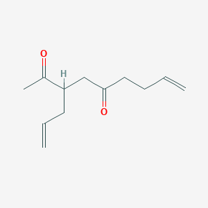 molecular formula C12H18O2 B15450169 3-(Prop-2-EN-1-YL)non-8-ene-2,5-dione CAS No. 62381-31-1