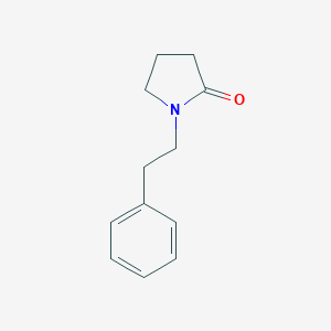 molecular formula C12H15NO B154502 1-(2-苯乙基)吡咯烷-2-酮 CAS No. 10135-23-6