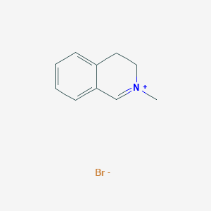 molecular formula C10H12BrN B15450201 Isoquinolinium, 3,4-dihydro-2-methyl-, bromide CAS No. 62753-44-0