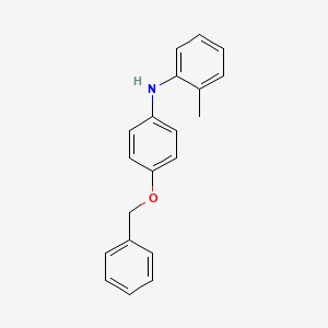 N-[4-(Benzyloxy)phenyl]-2-methylaniline