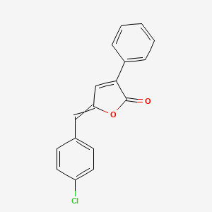 5-[(4-Chlorophenyl)methylidene]-3-phenylfuran-2(5H)-one