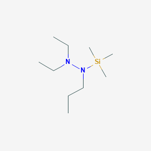 molecular formula C10H26N2Si B15450250 1,1-Diethyl-2-propyl-2-(trimethylsilyl)hydrazine CAS No. 62305-48-0