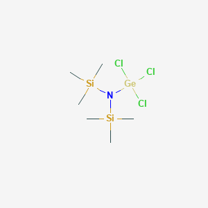 molecular formula C6H18Cl3GeNSi2 B15450259 1,1,1-Trimethyl-N-(trichlorogermyl)-N-(trimethylsilyl)silanamine CAS No. 62508-80-9