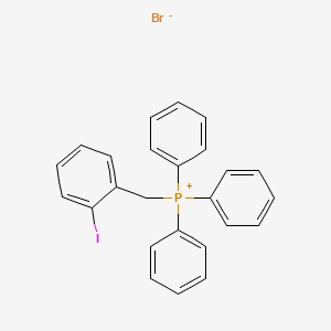 molecular formula C25H21BrIP B15450288 [(2-Iodophenyl)methyl](triphenyl)phosphanium bromide CAS No. 62680-65-3