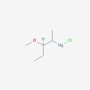 molecular formula C6H13ClHgO B15450289 Chloro(3-methoxypentan-2-yl)mercury CAS No. 62594-74-5