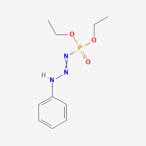 molecular formula C10H16N3O3P B15450349 Diethyl (3-phenyltriaz-1-en-1-yl)phosphonate CAS No. 62452-83-9