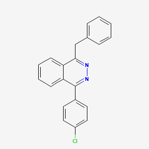 molecular formula C21H15ClN2 B15450371 1-Benzyl-4-(4-chlorophenyl)phthalazine CAS No. 62761-82-4