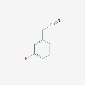 molecular formula C8H6FN B154504 3-氟苯乙腈 CAS No. 10036-43-8
