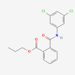 Propyl 2-[(3,5-dichlorophenyl)carbamoyl]benzoate