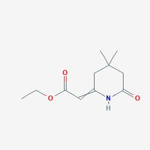 Ethyl (4,4-dimethyl-6-oxopiperidin-2-ylidene)acetate