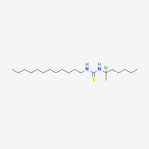 molecular formula C20H42N2S B15450516 N-Dodecyl-N'-heptan-2-ylthiourea CAS No. 62549-47-7