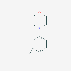 molecular formula C12H19NO B15450519 4-(5,5-Dimethylcyclohexa-1,3-dien-1-yl)morpholine CAS No. 62758-23-0