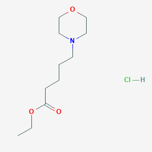 Ethyl 5-morpholin-4-ylpentanoate;hydrochloride