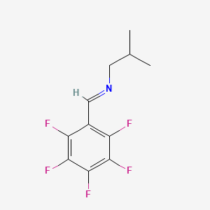 (E)-N-(2-Methylpropyl)-1-(pentafluorophenyl)methanimine