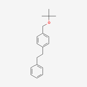 molecular formula C19H24O B15450612 1-(tert-Butoxymethyl)-4-(2-phenylethyl)benzene CAS No. 62667-44-1