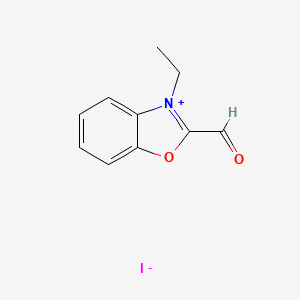 3-Ethyl-2-formyl-1,3-benzoxazol-3-ium iodide