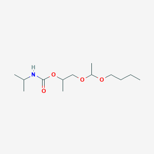 molecular formula C13H27NO4 B15450668 1-(1-Butoxyethoxy)propan-2-yl propan-2-ylcarbamate CAS No. 62788-96-9