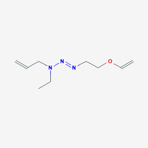 (1E)-1-[2-(Ethenyloxy)ethyl]-3-ethyl-3-(prop-2-en-1-yl)triaz-1-ene