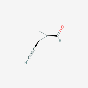 molecular formula C6H6O B15450695 (1R,2S)-2-ethynylcyclopropane-1-carbaldehyde CAS No. 62377-01-9