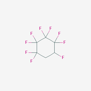 molecular formula C6H3F9 B15450713 1,1,2,2,3,3,4,4,5-Nonafluorocyclohexane CAS No. 62422-03-1