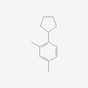 molecular formula C13H18 B15450722 1-Cyclopentyl-2,4-dimethylbenzene CAS No. 62379-91-3