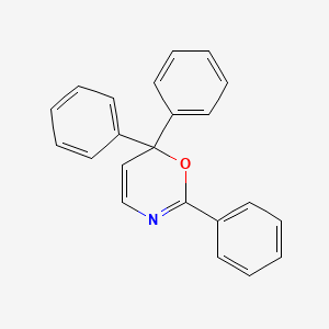 molecular formula C22H17NO B15450744 2,6,6-Triphenyl-6H-1,3-oxazine CAS No. 62537-30-8