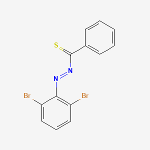 [(E)-(2,6-Dibromophenyl)diazenyl](phenyl)methanethione