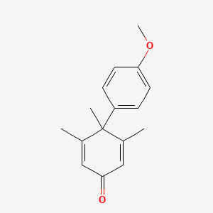 2,5-Cyclohexadien-1-one, 4-(4-methoxyphenyl)-3,4,5-trimethyl-