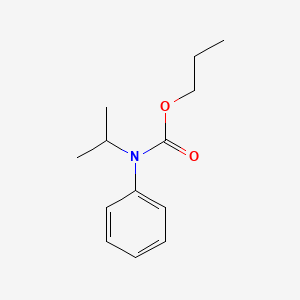 Propyl phenyl(propan-2-yl)carbamate