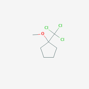 1-Methoxy-1-(trichloromethyl)cyclopentane