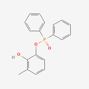 2-Hydroxy-3-methylphenyl diphenylphosphinate