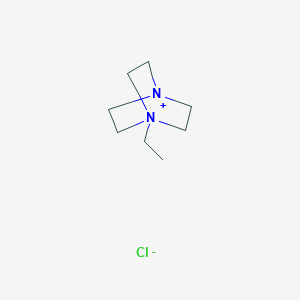 molecular formula C8H17ClN2 B15450820 1-Ethyl-1,4-diazabicyclo[2.2.2]octan-1-ium chloride CAS No. 62634-02-0