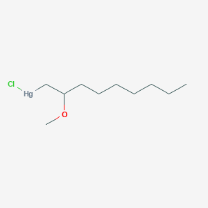 Chloro(2-methoxynonyl)mercury