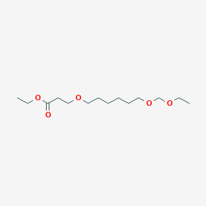 Ethyl 3-{[6-(ethoxymethoxy)hexyl]oxy}propanoate