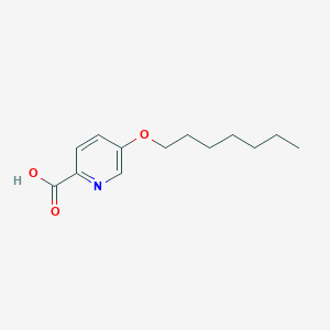 molecular formula C13H19NO3 B15450838 5-(Heptyloxy)pyridine-2-carboxylic acid CAS No. 62724-86-1