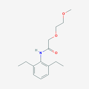 molecular formula C15H23NO3 B15450868 N-(2,6-Diethylphenyl)-2-(2-methoxyethoxy)acetamide CAS No. 62593-55-9