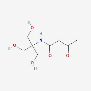 molecular formula C8H15NO5 B15450878 N-[1,3-Dihydroxy-2-(hydroxymethyl)propan-2-yl]-3-oxobutanamide CAS No. 62764-71-0