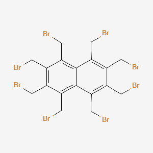 molecular formula C18H16Br8 B15450888 Octakis(bromomethyl)naphthalene CAS No. 62571-65-7