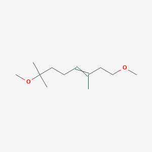 molecular formula C12H24O2 B15450931 1,7-Dimethoxy-3,7-dimethyloct-3-ene CAS No. 62823-70-5