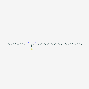 molecular formula C20H42N2S B15450937 N-Hexyl-N'-tridecylthiourea CAS No. 62552-53-8