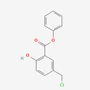 molecular formula C14H11ClO3 B15450950 Phenyl 5-(chloromethyl)-2-hydroxybenzoate CAS No. 62512-77-0