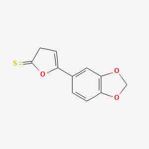 5-(2H-1,3-Benzodioxol-5-yl)furan-2(3H)-thione