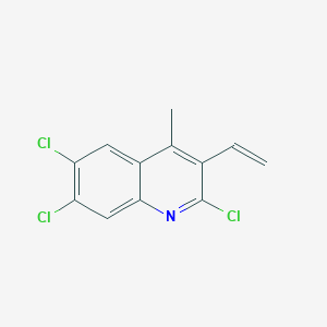 2,6,7-Trichloro-3-ethenyl-4-methylquinoline