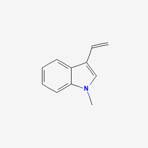 molecular formula C11H11N B15451021 3-Ethenyl-1-methyl-1H-indole CAS No. 62747-53-9