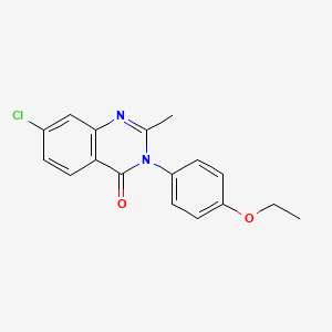 7-Chloro-3-(4-ethoxyphenyl)-2-methylquinazolin-4(3H)-one