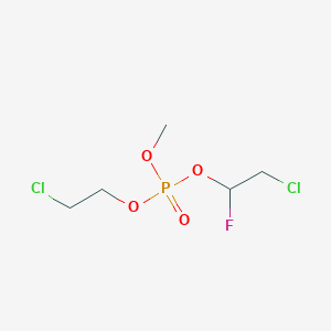 2-Chloroethyl 2-chloro-1-fluoroethyl methyl phosphate