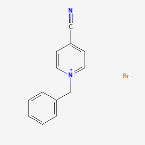 molecular formula C13H11BrN2 B15451126 1-Benzyl-4-cyanopyridin-1-ium bromide CAS No. 62417-98-5